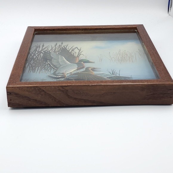 Gary Fenske Ducks Pond Print hand cut paper embellishments by Melinda Martin art - Picture 4 of 12